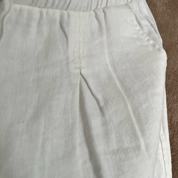 Linen and Cotton White Pants - Picture 14 of 16